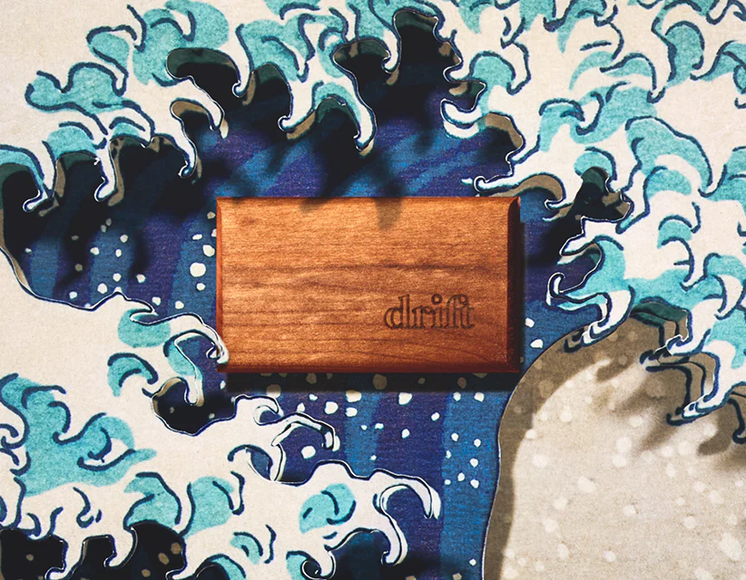 Great Wave Wood Car Freshener Refill