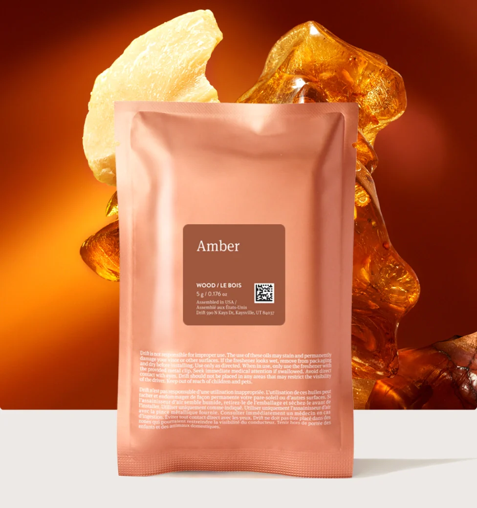 Wood Car Freshener Amber - Image 3